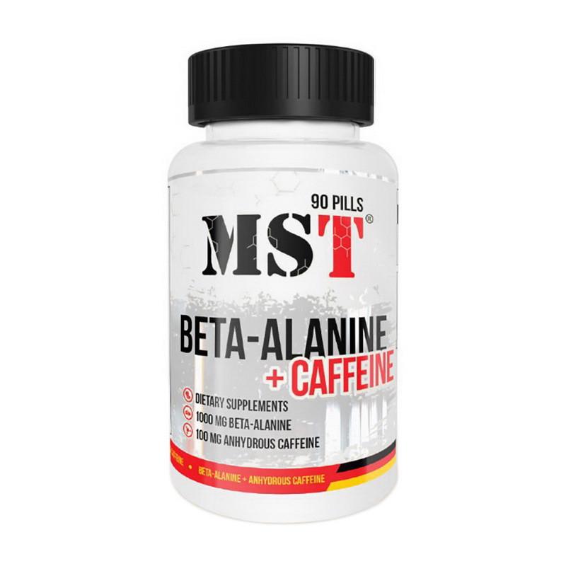 Бета-аланін MST Beta-Alanine + Caffeine 90 капс. (11586-01)