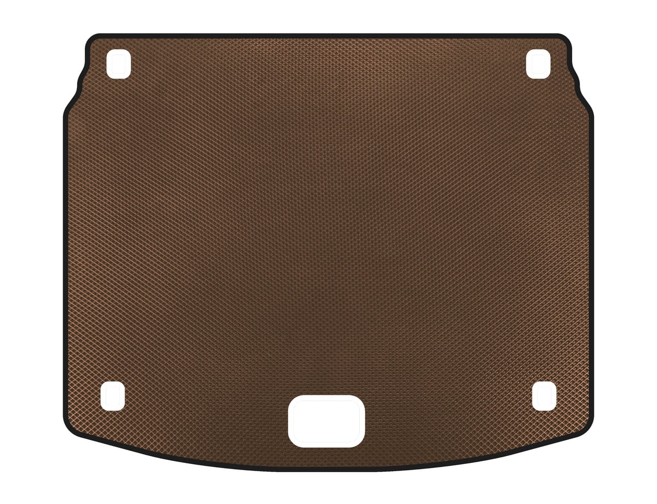 Автоковрик Digital Designs Kia Cerato 16x16x120 см Коричневый (2549483695)