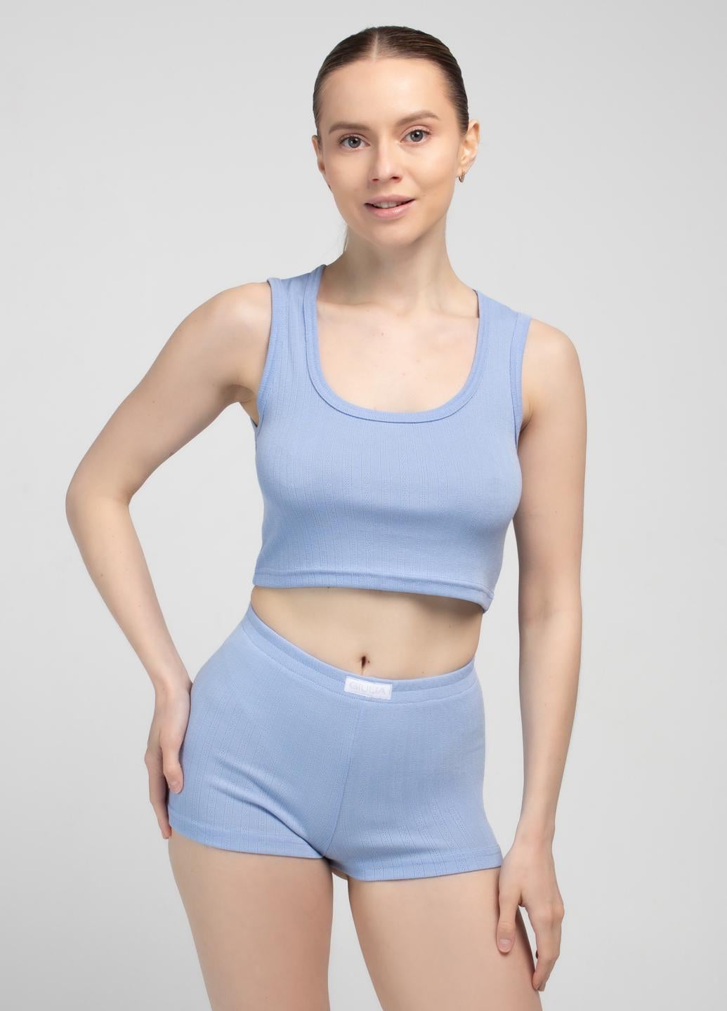Комплект женский Giulia MALLOW 6201/310 топ/трусы L Blue/cornflower Blue (36086315)
