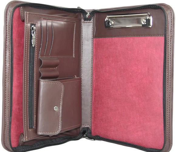 Папка для документов из искусственной кожи Portfolio А5 Коричневый (super409_Port1011 brown)