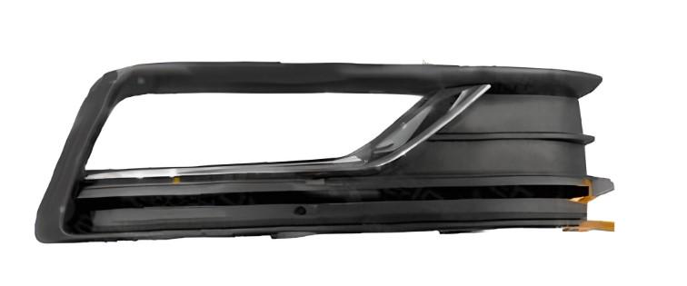 Решітка бампера AVTM Volkswagen Passat B8 15 - USA ліва з отвором для протитуманок 1 молдинг Хром (7442 917)