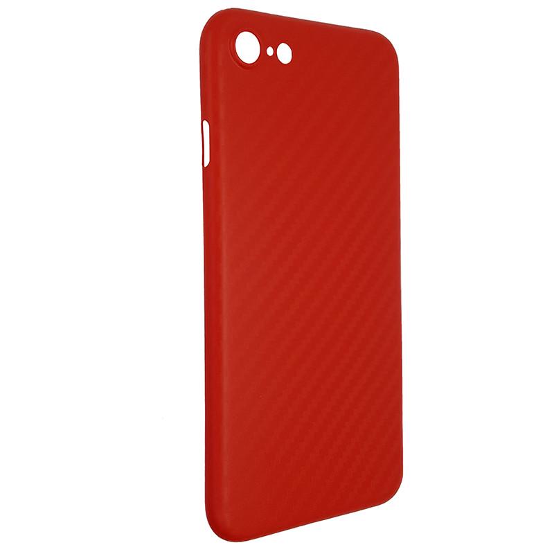 Чехол Anyland Carbon Ultra thin для Apple iPhone 7/8/SE Red (29caa1-3083)