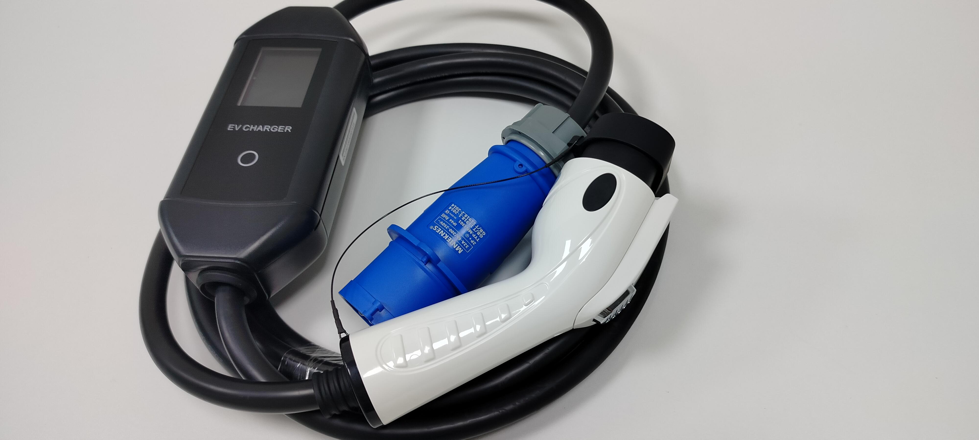 Зарядное устройство для электромобиля EV 32A/7 кВт GB/T портативное с силовой розеткой 220 В 32 А OLED (XCACK01-G) - фото 9