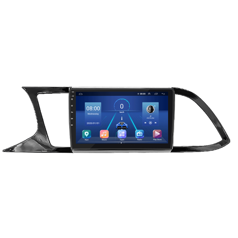 Магнитола штатная экран 9"Lesko для SEAT Leon III 2012-2016 4/32Gb/4G/Wi-Fi/CarPlay Premium