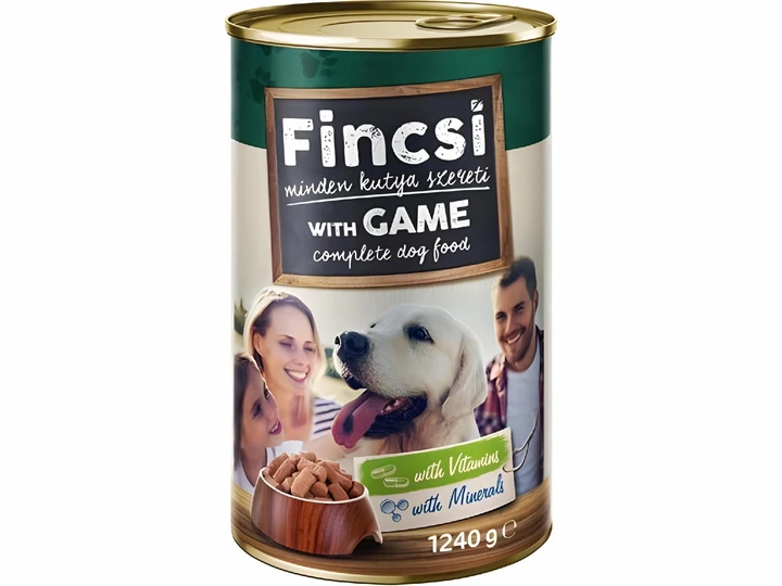 Влажный корм Fincsi дичь 1240 г