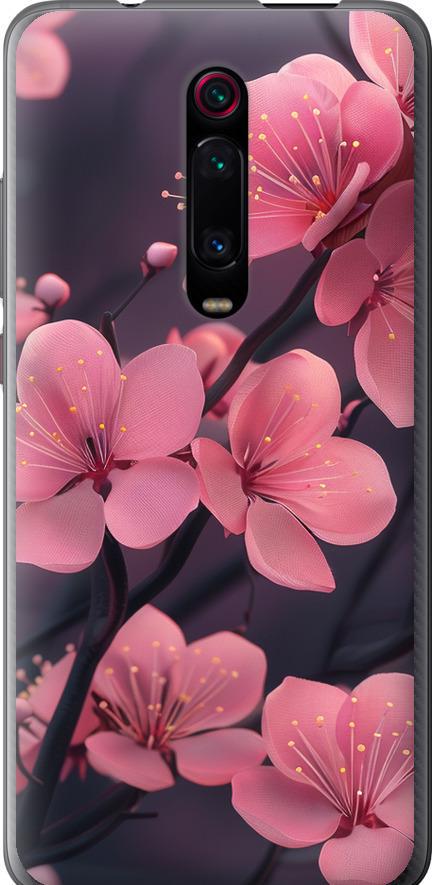 Чехол на Xiaomi Mi 9T Пурпурная сакура (6075u-1815-42517)