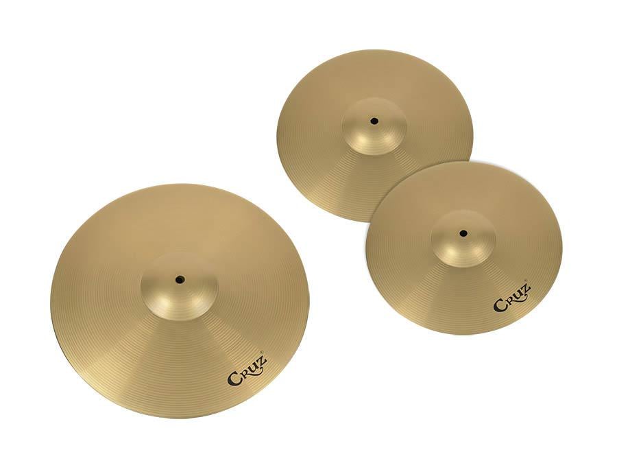 Набор тарелок для барабанов Cruz BSET-1418 14" Hi-Hat/18" Crash/Ride (25491826)