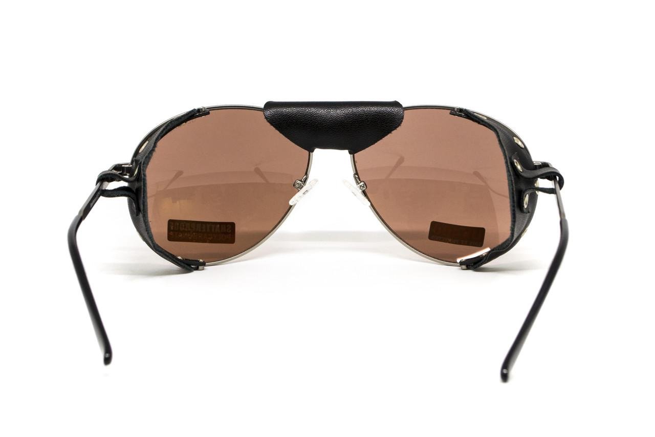 Очки защитные Global Vision Aviator-3 со съемным уплотнителем из синтетической кожи Коричневый (69962786520759) - фото 3 Очки защитные Global Vision Aviator-3 со съемным уплотнителем из синтетической кожи Коричневый (69962786520759) - фото 3