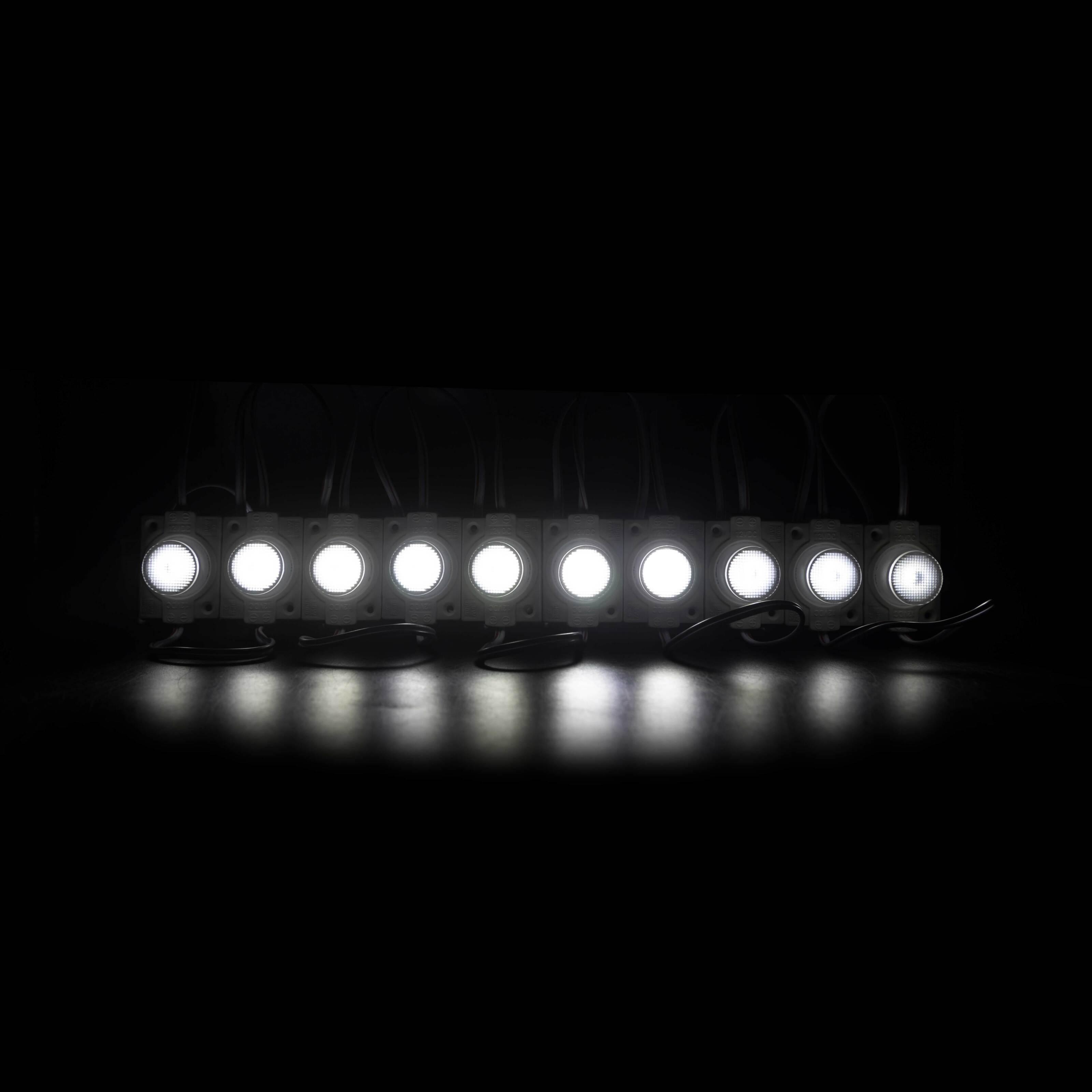 Светодиодный модуль Prolum Т1 SMD3030 1 LED 12V 1,5W IP66 с линзой Белый (321013) - фото 2 Светодиодный модуль Prolum Т1 SMD3030 1 LED 12V 1,5W IP66 с линзой Белый (321013) - фото 2