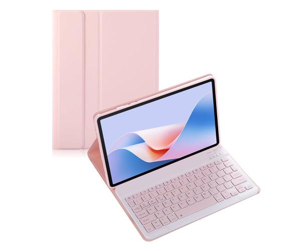 Чехол с Bluetooth-клавиатурой Magnet Flip Cover для Lenovo Tab TB311XU 10,1" 2025 Розовый