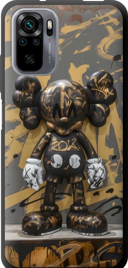 Чехол на Xiaomi Redmi Note 10 Bronze kaws (6097b-2277-42517)