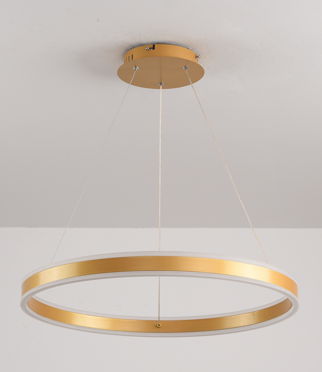 Люстра управляемая светодиодная STELLA R APP 96W Gold/White