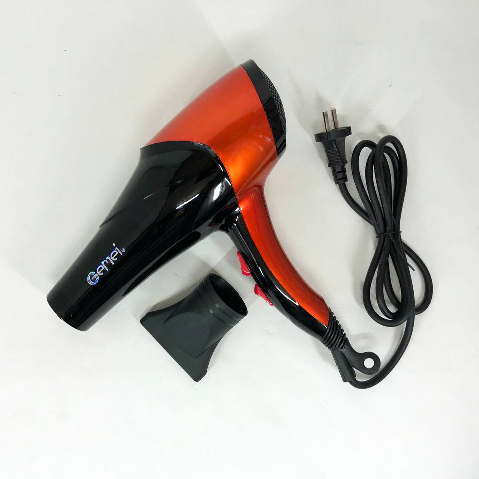Фен GEMEI GM-1766 2.6 кВт АС Оранжевый - фото 4 Фен GEMEI GM-1766 2.6 кВт АС Оранжевый - фото 4
