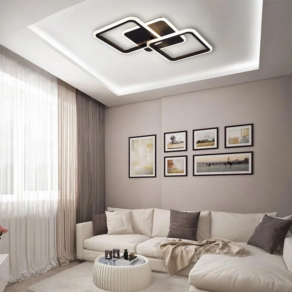 Люстра ESLLSE MOKA 3S 62 Вт 550x310x72 мм Чорний (10565) - фото 5