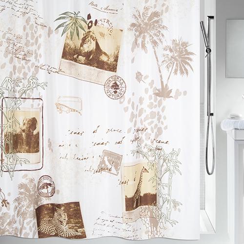 Шторка для ванной комнаты Spirella Polyester Kaya 180х200 см Бежевый (10.17892)