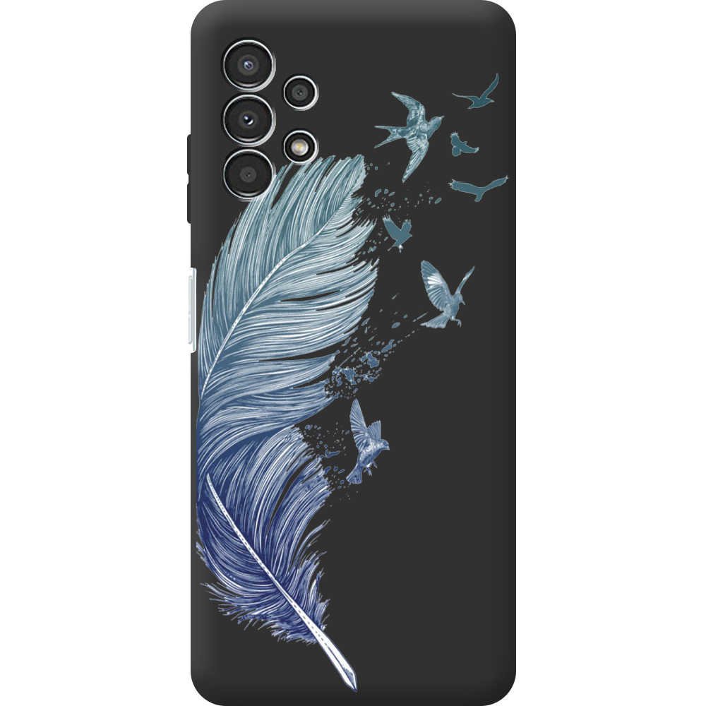 Чохол BoxFace Samsung Galaxy A32 5G (A326) Feather Чорний силікон (44333-cc38-44336)