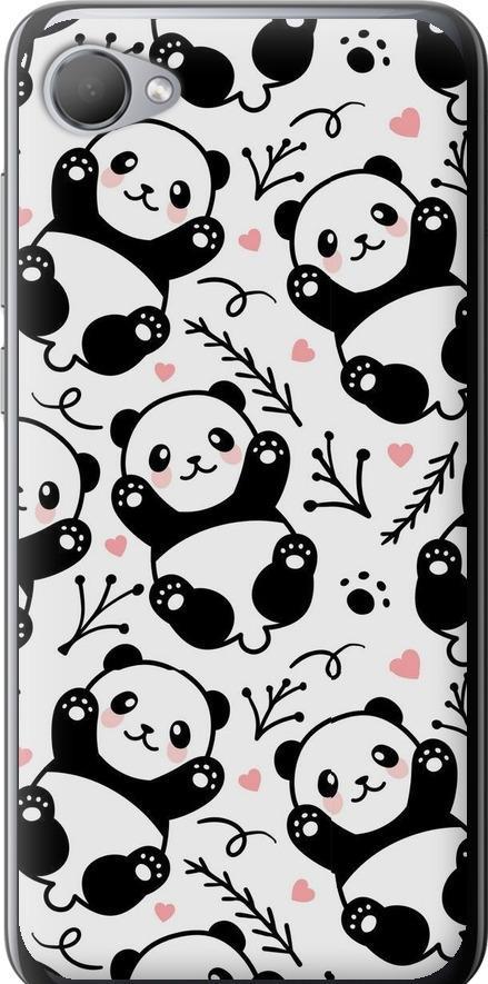 Чехол на HTC Desire 12 Панды (4318u-1476-42517)