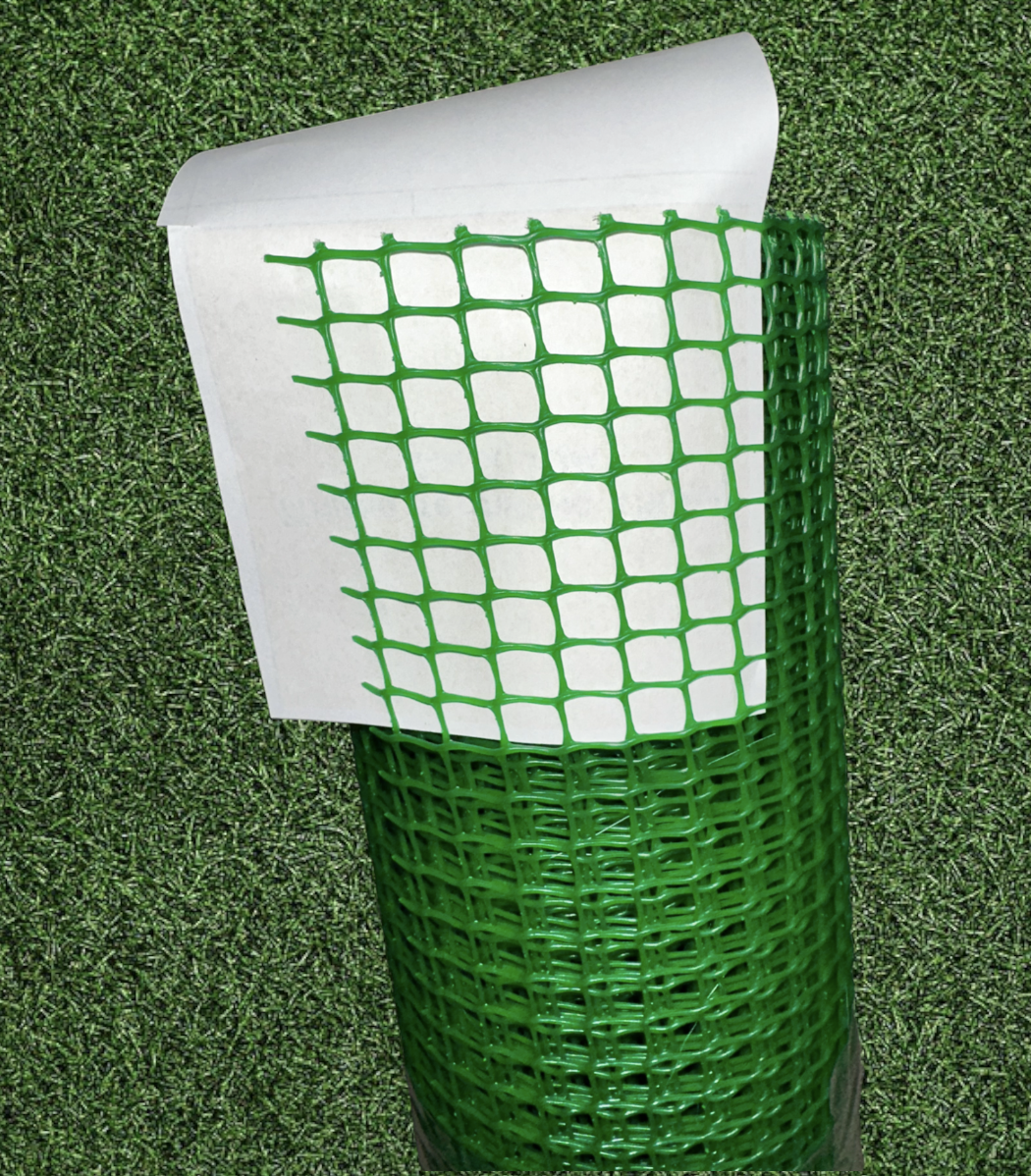 Сетка пластиковая декоративная Клевер 10х10 мм 1х10 м Светло - зеленый - фото 3