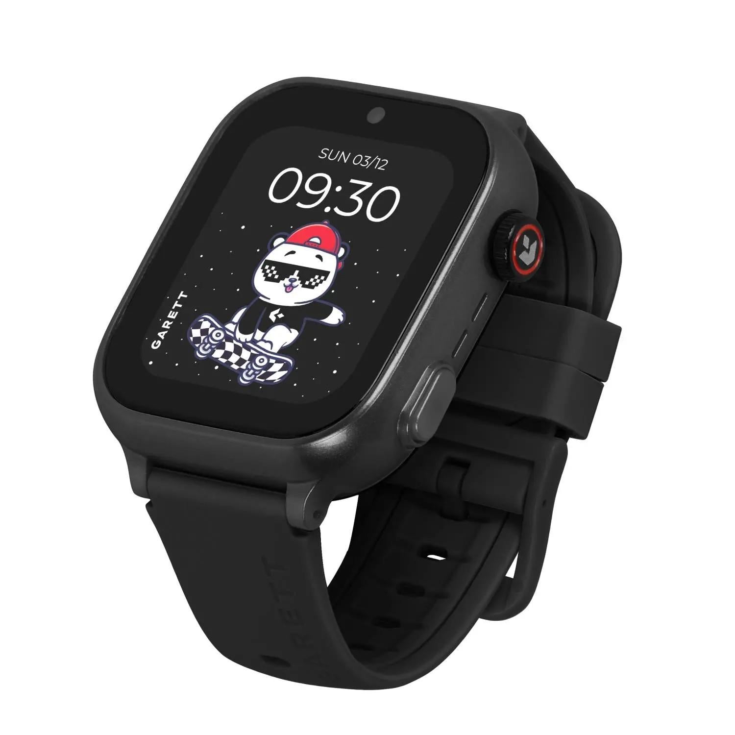 Смарт-годинник дитячий Garett Kids Cute 2 45 мм LTE Black (613973) Смарт-годинник дитячий Garett Kids Cute 2 45 мм LTE Black (613973)
