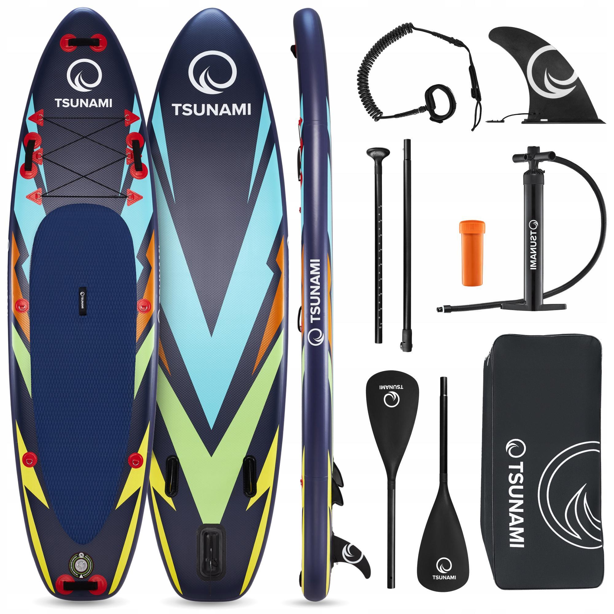 SUP-доска надувная TSUNAMI 320 см с веслом Bolt T08