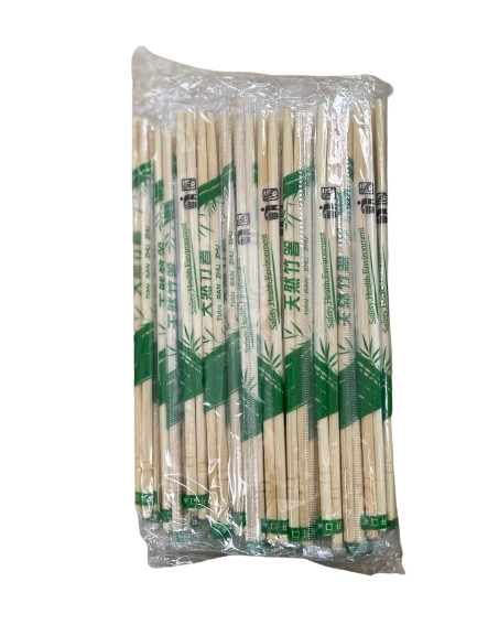 Палочки для суши бамбуковые круглые в пленке 200 мм 100 шт. (000008234)