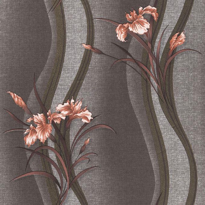 Обои тисненные Эксклюзив Люкс на бумажной основе 0,53х10,05 м Коричневый (059-08)