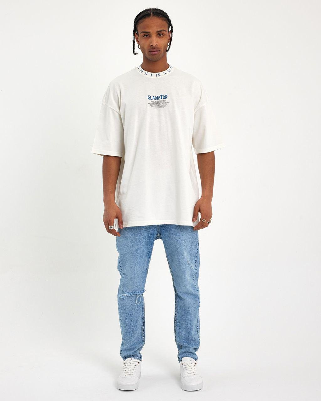 Футболка oversize Gladiator XL Белый (0081) - фото 2 Футболка oversize Gladiator XL Белый (0081) - фото 2