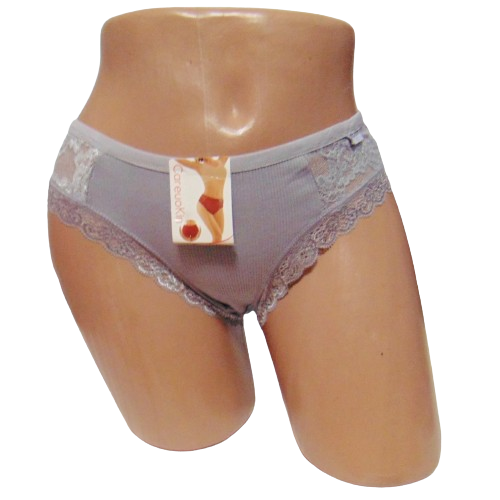 Трусы с кружевом Careuokin 8758 XL Серый Трусы с кружевом Careuokin 8758 XL Серый