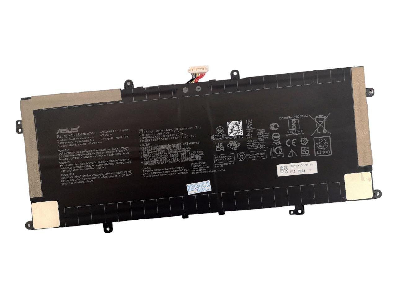 Аккумулятор для Asus ZenBook U4700/U3700/UX3000/UX393EA/C41N1904-1 4347 mAh 67Wh (20783540)