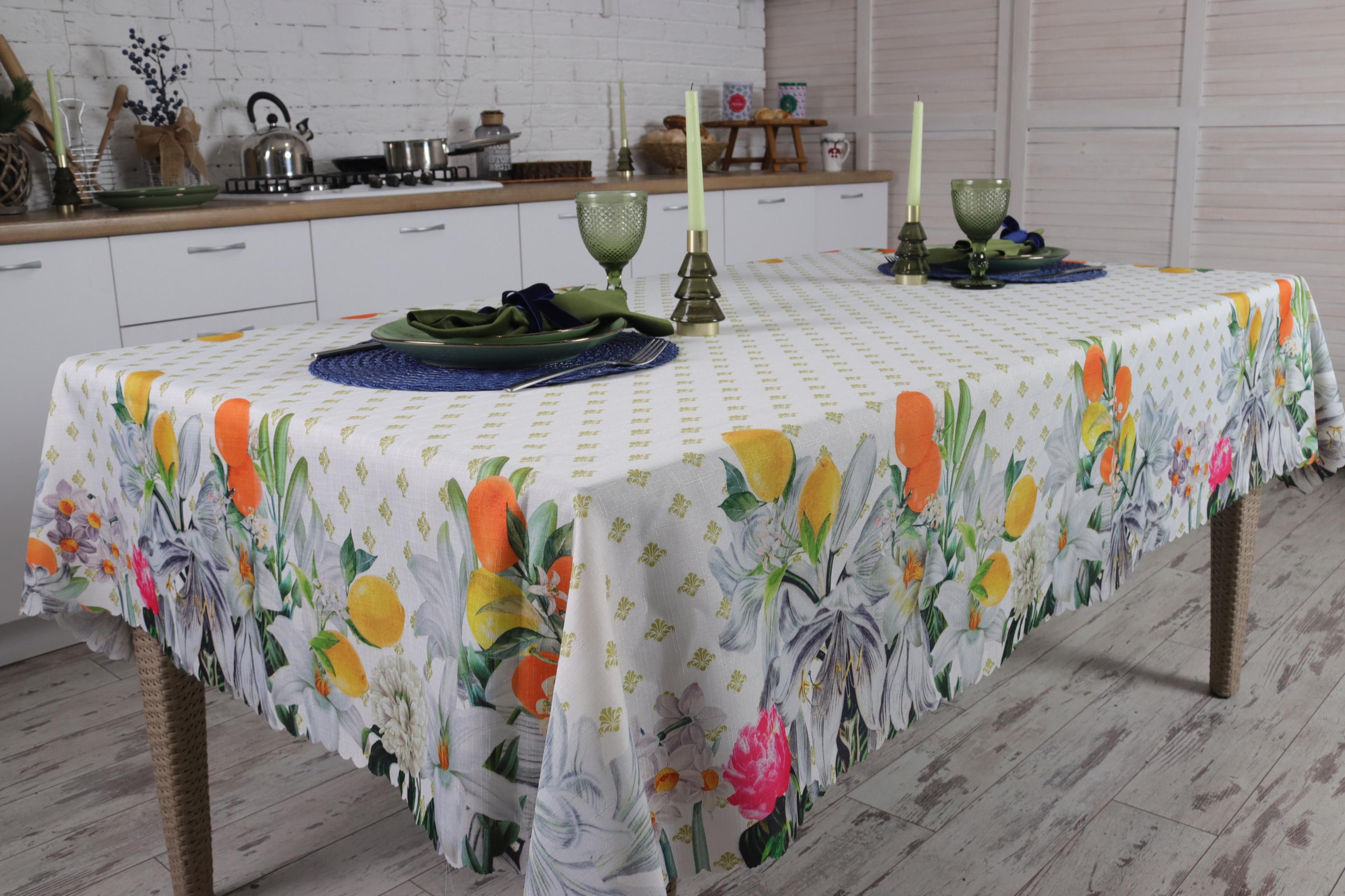 Скатерть кухонная Tropik Golden Laurel 120x150 см (8828-1) - фото 2