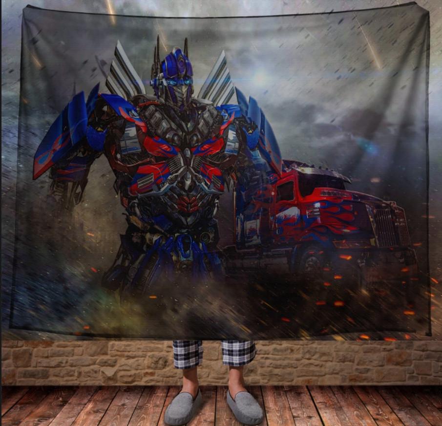 Плед с 3D принтом Трансформеры Оптимус Прайм 150x200 см (epi_0294) Плед с 3D принтом Трансформеры Оптимус Прайм 150x200 см (epi_0294)