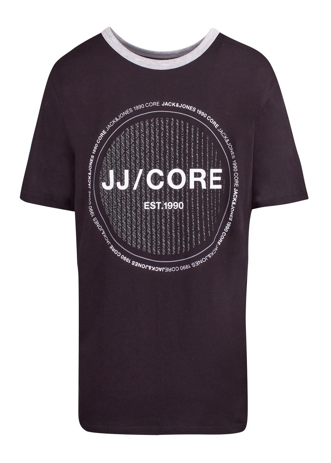 Футболка Jack & Jones 12188613x10 мужская M Черный (173016-1)