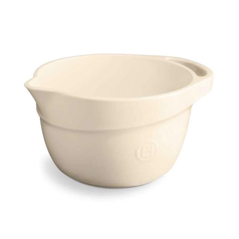 Миска керамическая Emile Henry для смешивания 2,5 л Кремовый