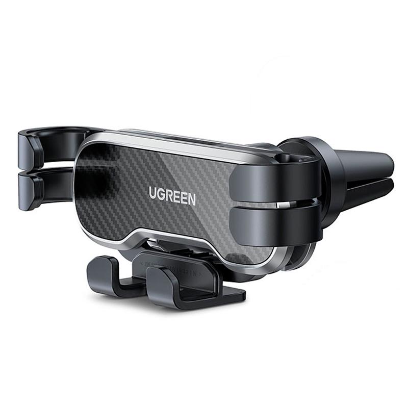 Автодержатель для телефона UGREEN LP228 Gravity Drive Air Vent Car Mount Phone Holder Black (UGR-80539) - фото 3 Автодержатель для телефона UGREEN LP228 Gravity Drive Air Vent Car Mount Phone Holder Black (UGR-80539) - фото 3