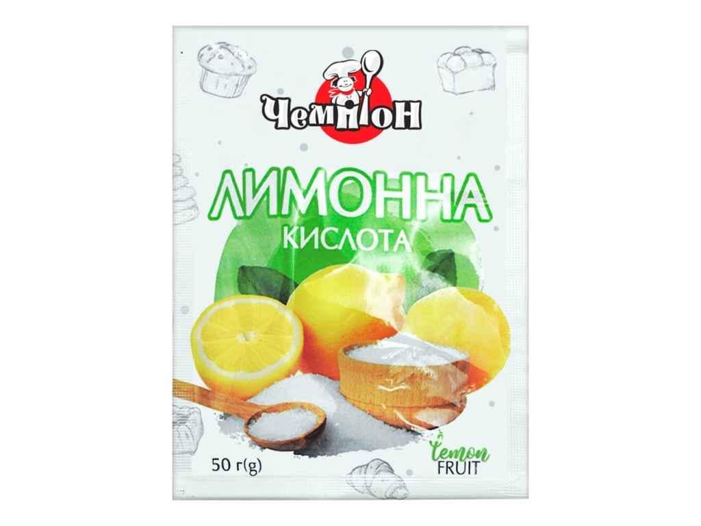 Лимонна кислота Чемпіон 50 г (974777)