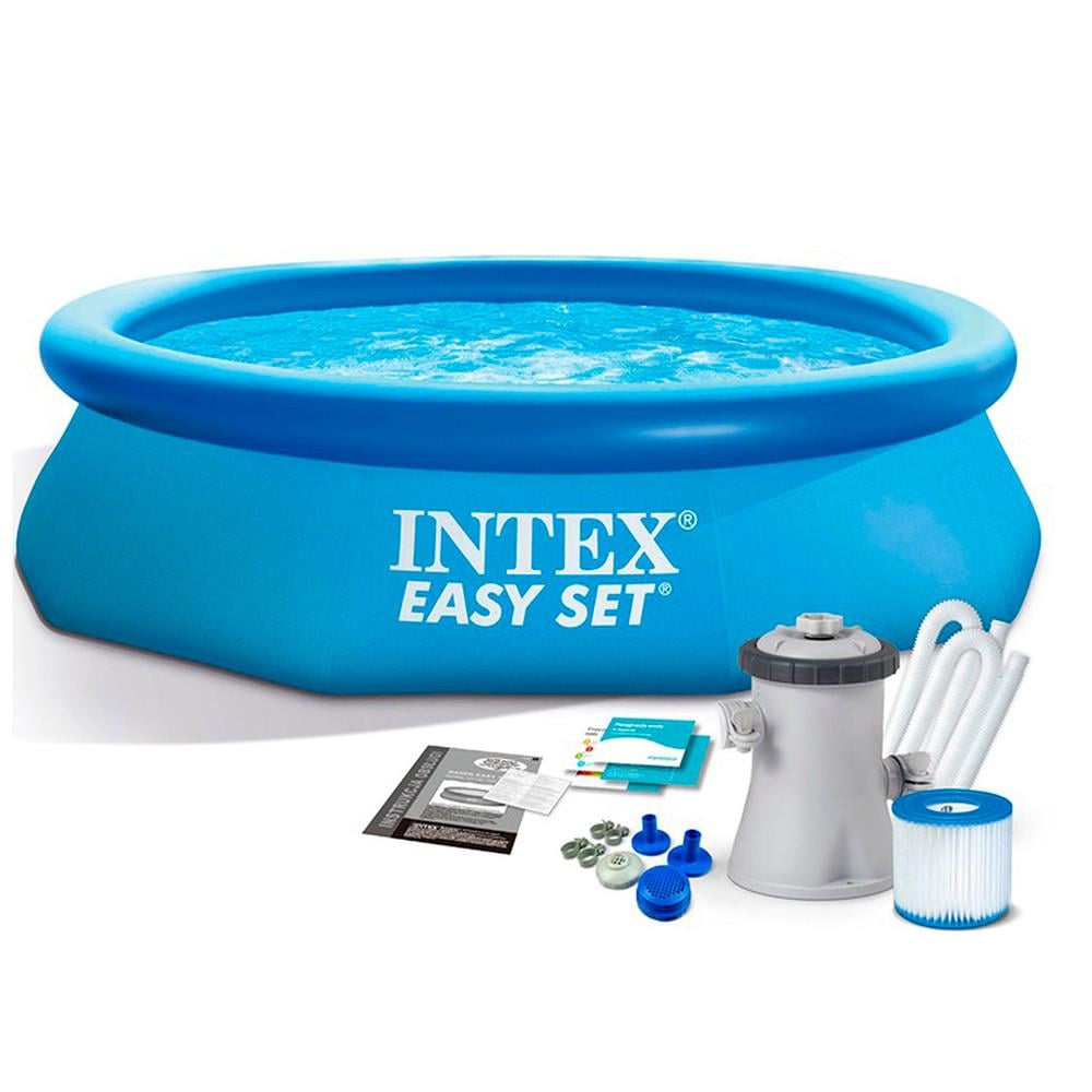 Бассейн надувной Intex Easy Set 305×76 см с фильтр-насосом (28122)