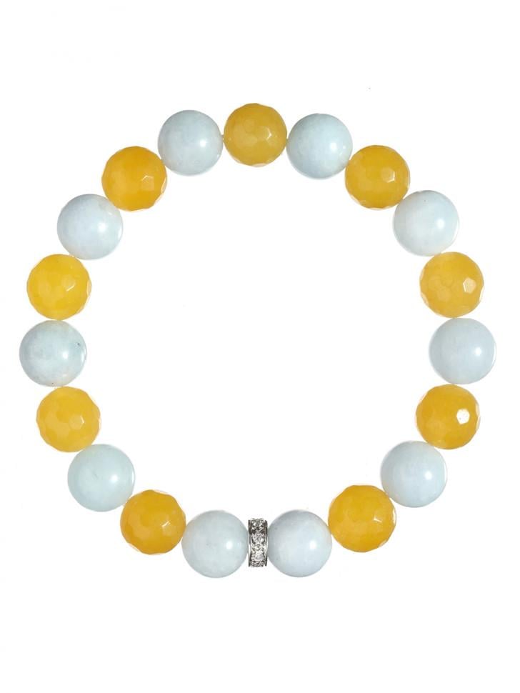 Набір браслетів з каміння Україна (4951)