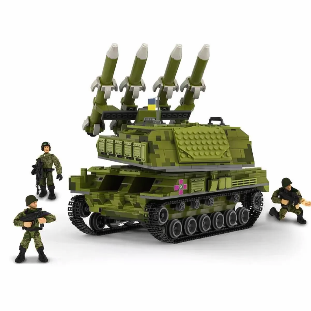 Конструктор Iblock PL-921-473 зенитно-ракетный комплекс БУК 1248 дет. и 3 фигурки (1992956116)