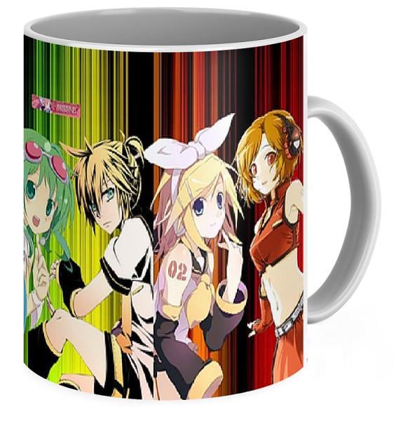 Чашка Вокалоиды Vocaloid Хацунэ Мику Hatsune Miku Добро пожаловать VC