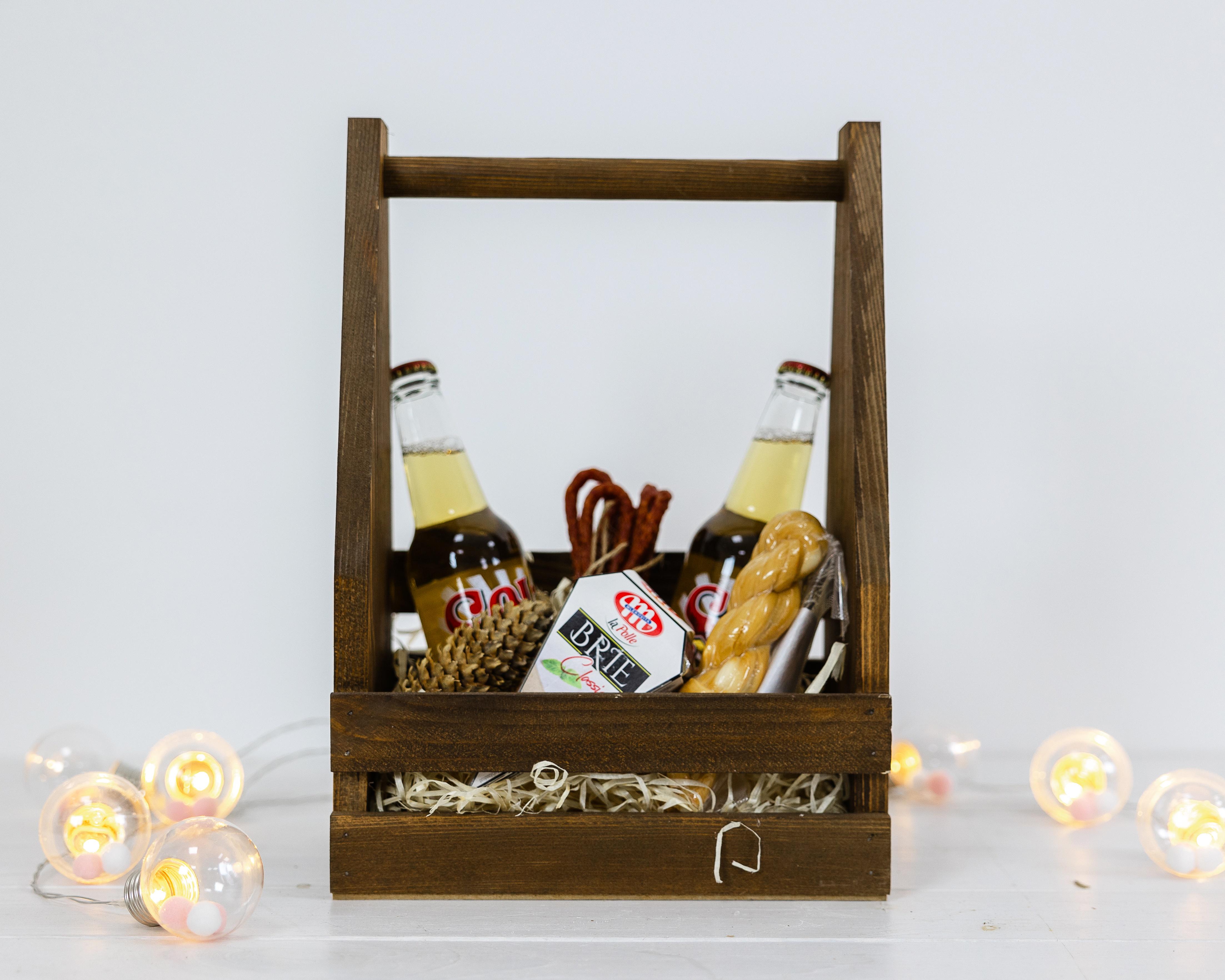 Ящик подарунковий дерев'яний Happy box Коричневий (0002134) - фото 6