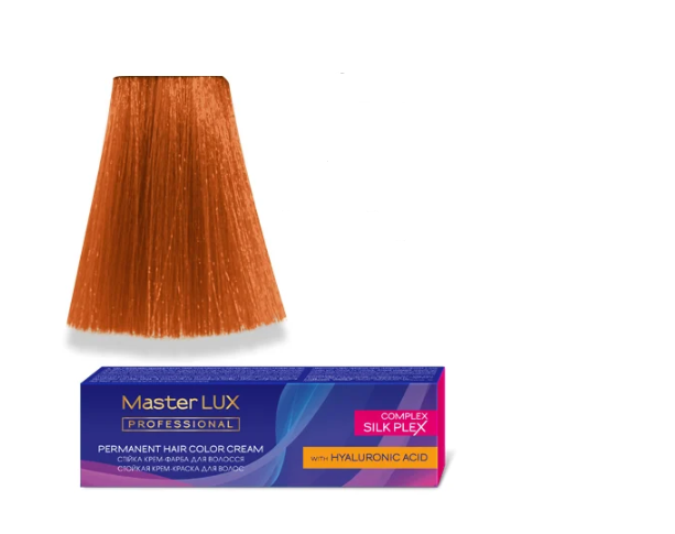Крем-краска для волос стойкая Master LUX 8.43 60 мл Светло-русый медно-золотистый Крем-краска для волос стойкая Master LUX 8.43 60 мл Светло-русый медно-золотистый