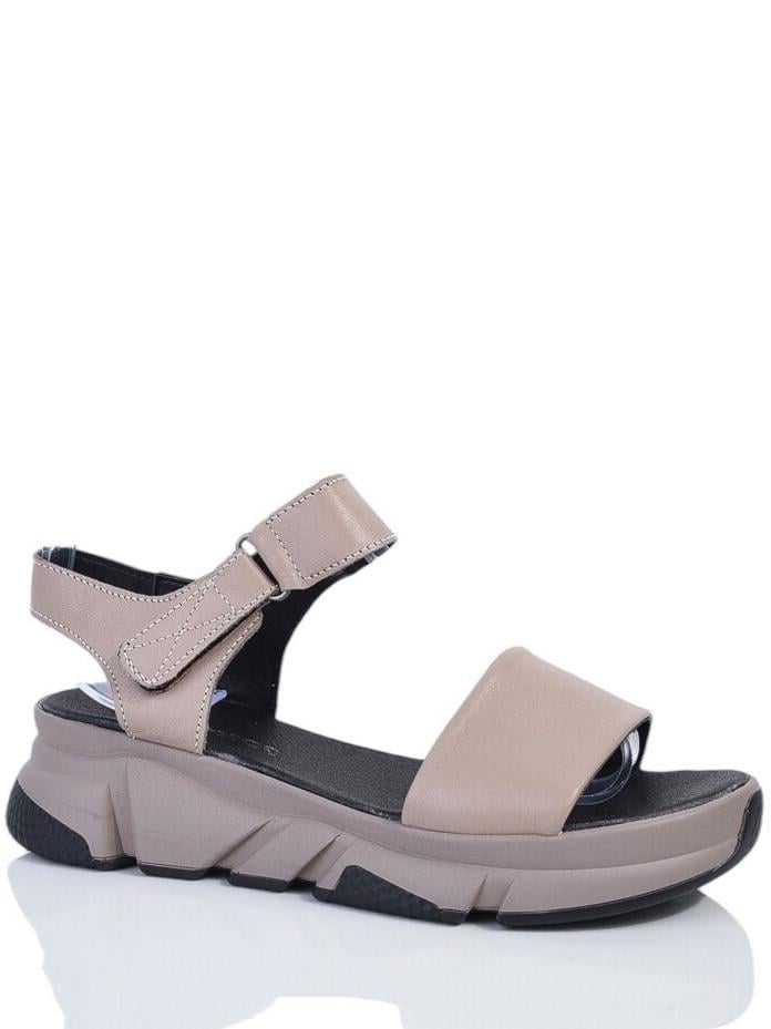 Босоножки кожаные Hengji N2106-12-8 р. 36 Бежево-черный