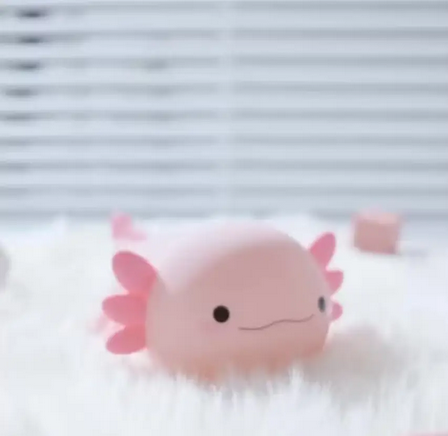 Нічник силіконовий акумуляторний аксолотль (DS-AX-01) - фото 2