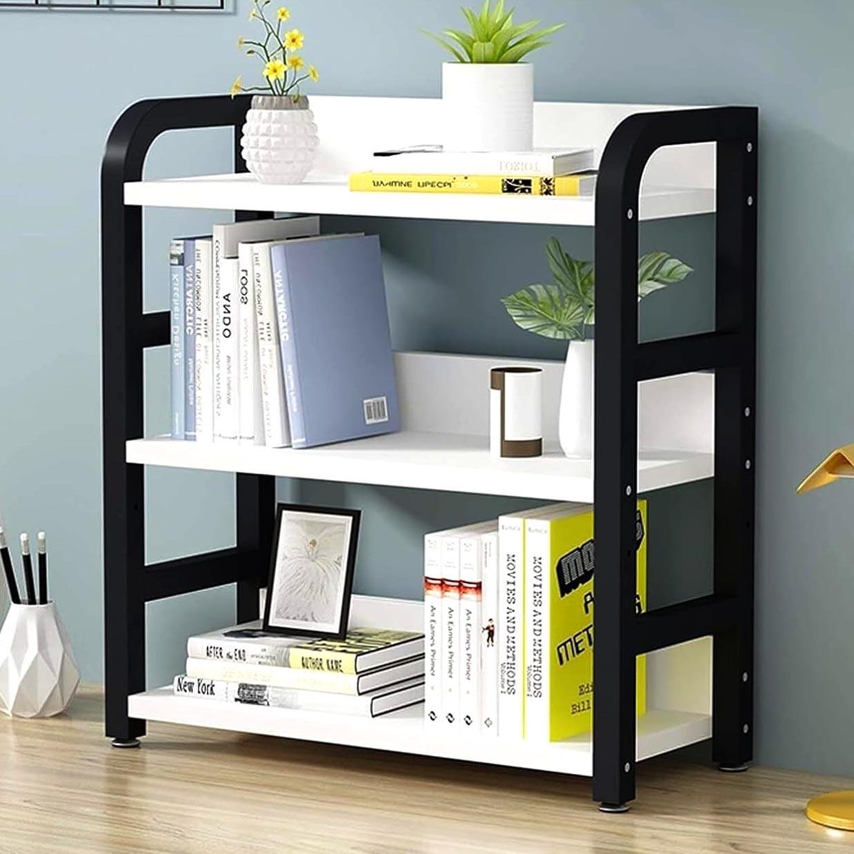 Полка книжная настольная из дерева Вининген Венге/Зефир (КПА-02921220)