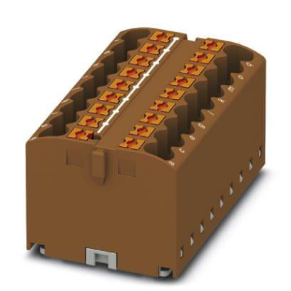 Розподільний блок Phoenix Contact PTFIX 18X2,5 BN 450В 24A Push-in Коричневий (3273318)