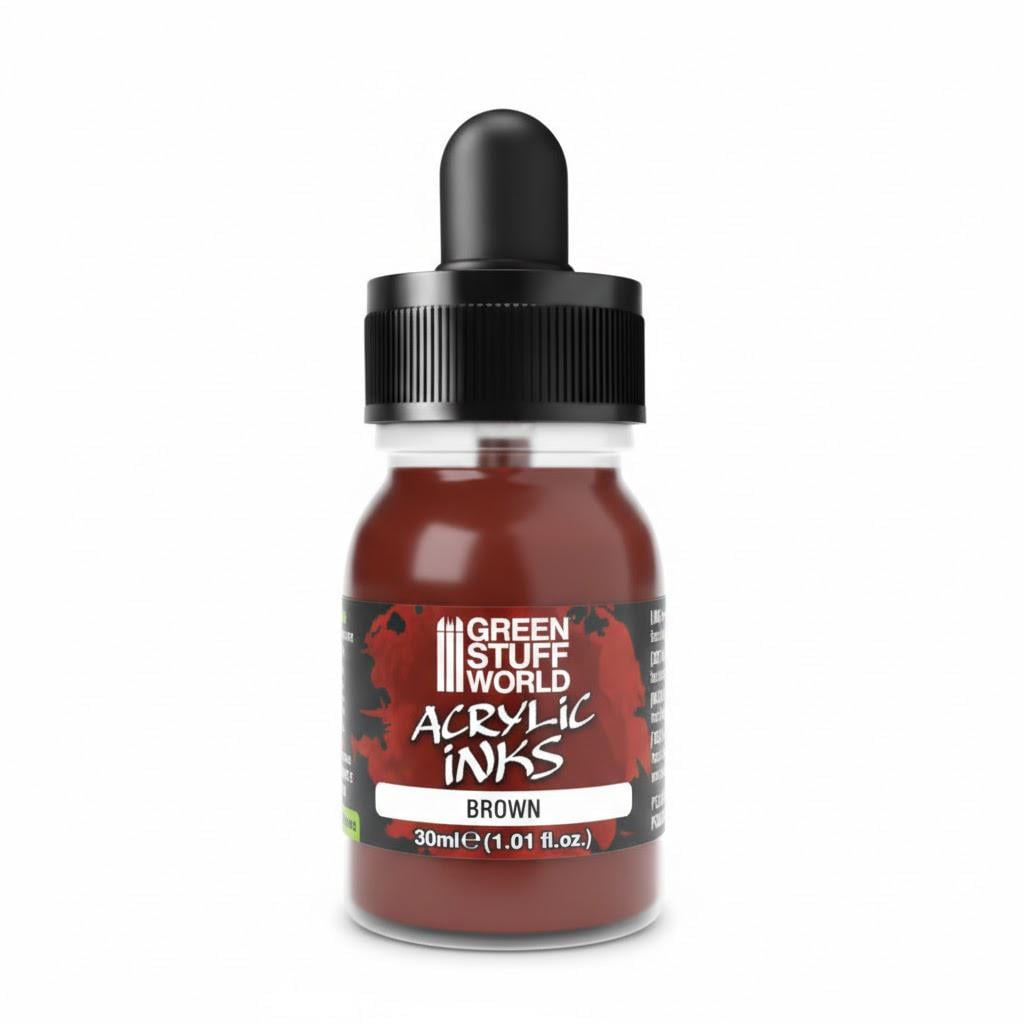 Чернила акриловые GSW Acrylic lnks Opaque 30 мл BROWN (2829055532)