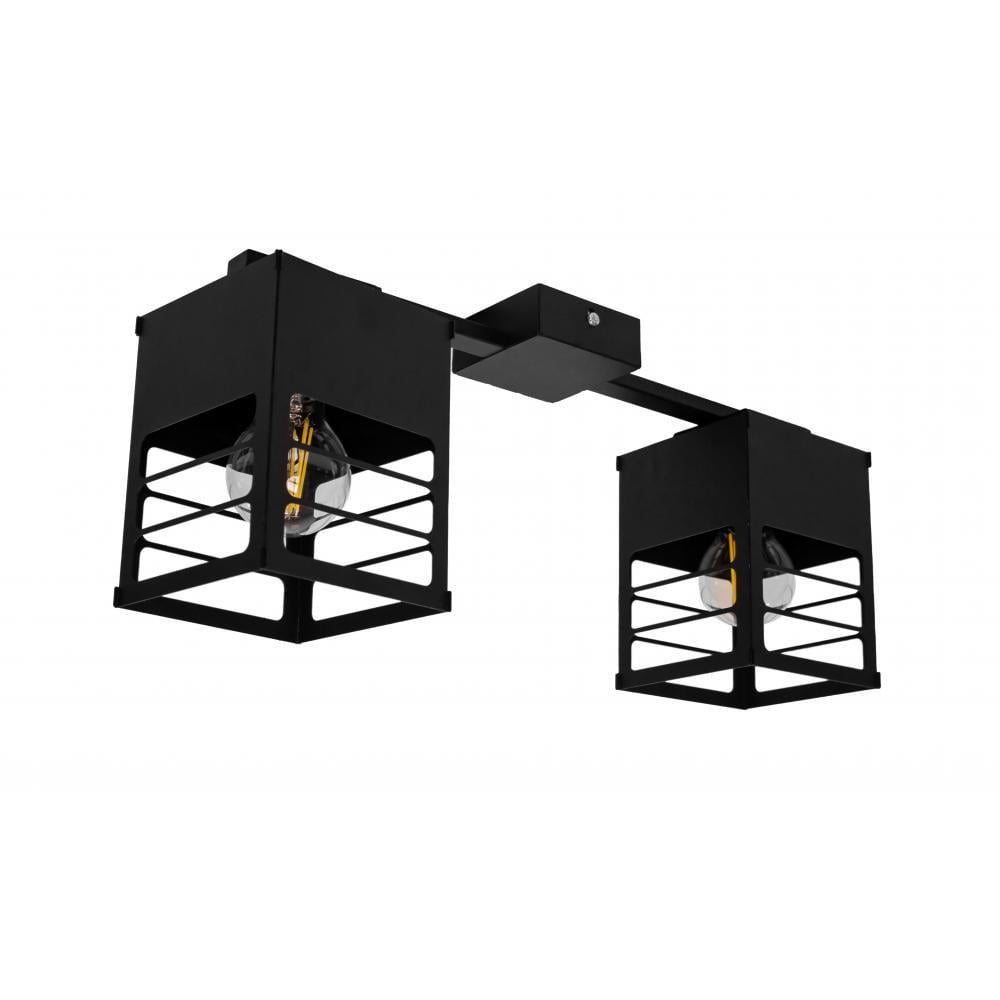 Люстра MSK Electric Urban на два плафона Чернный (NL2310-2BK)