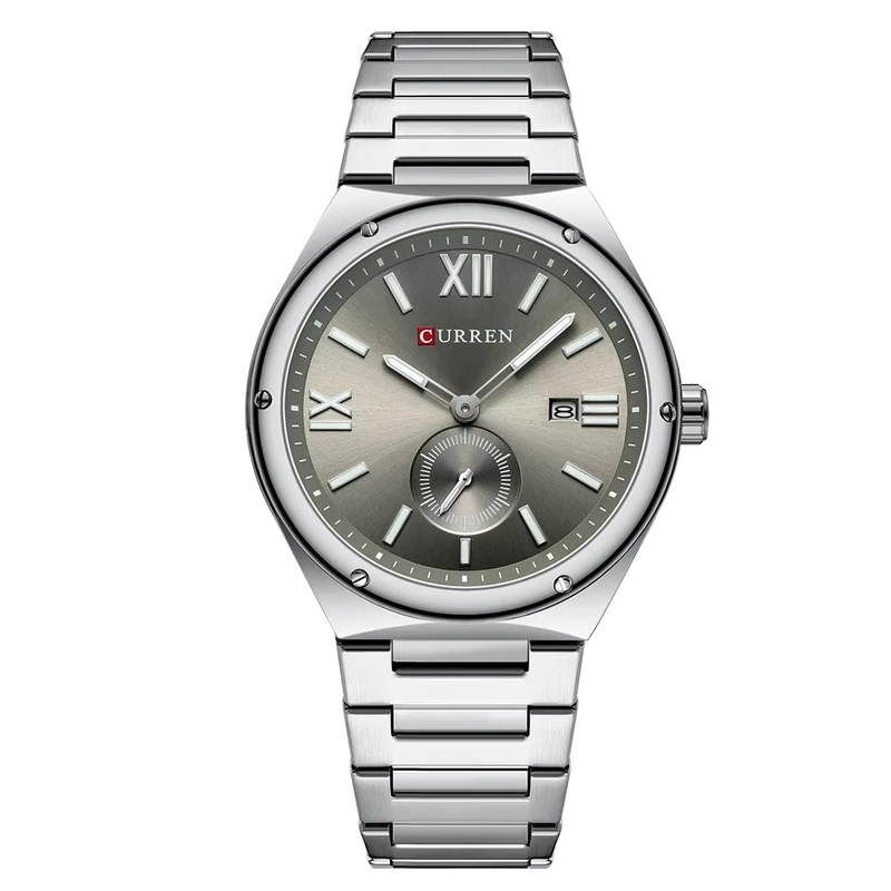 Наручний годинник Curren 8471 Silver/Gray