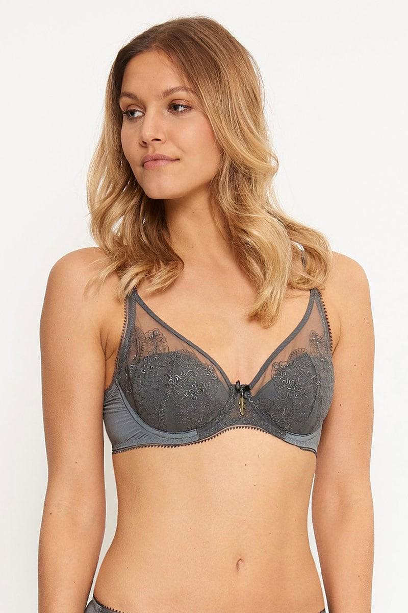 Бюстгальтер с уплотненной чашкой LingaDore 75D Серый (70395)