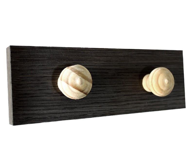 Вешалка для сумок из дерева Делакот 2 Мокко/Бланже (ВСУ-20301001)